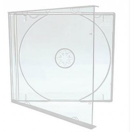 Box CD 10.4mm, Singolo, Clear/Clear
