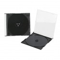 BOX CD Slim 5.2 mm trasparente/nero ALTA QUALITA'