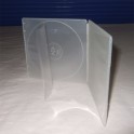 CD DVD Box F09, Con portafascetta, Super Clear, materiale resistente agli urti